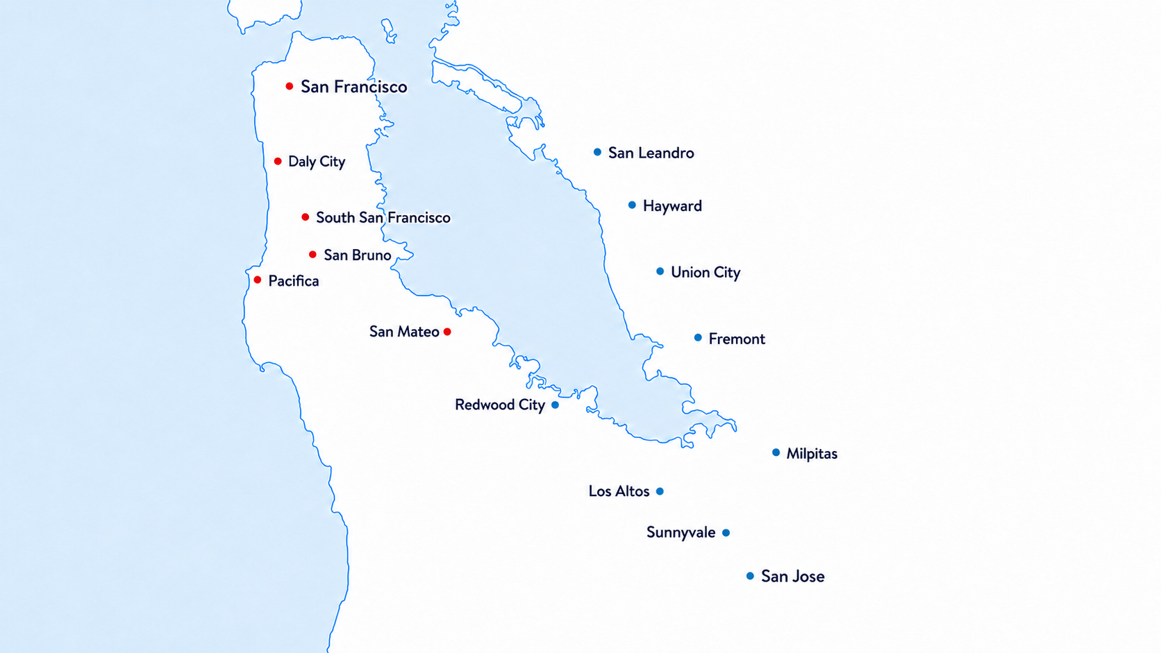 SAFENEST Restoration service area across San Francisco, the Peninsula, South Bay and East Bay
