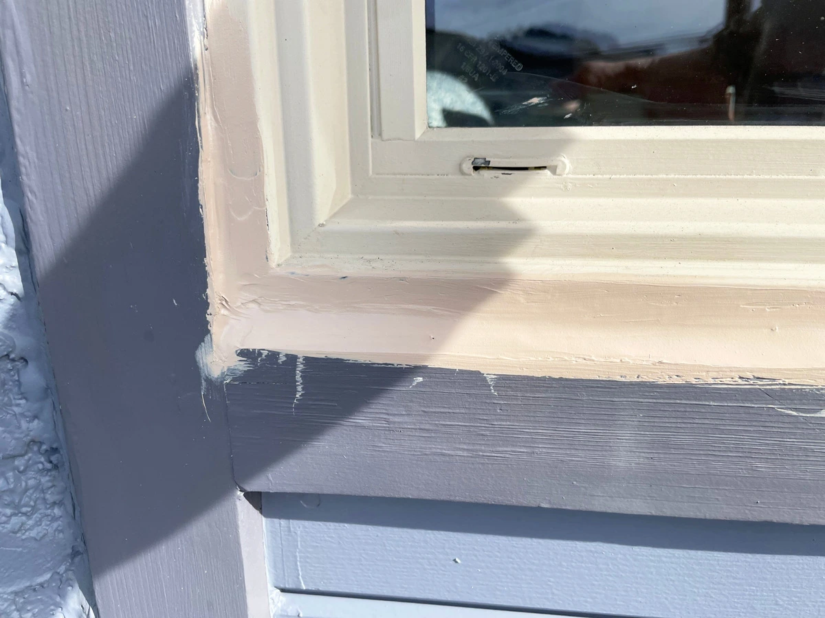 Sealant around an exterior window frame — San Francisco, CA